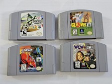 S-90 VINTAGE ORIGINAL NINTENDO 64 WCW VS NOW WORLD TOUR GLOVER ETC