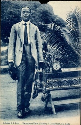 Ak Fernan Vaz Gabon, ein modischer Mann - 4935603