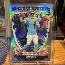 2025 Cam Ward Panini Rookies & Stars Crusade Silver Prizm RC MINT 🔥🔥🔥