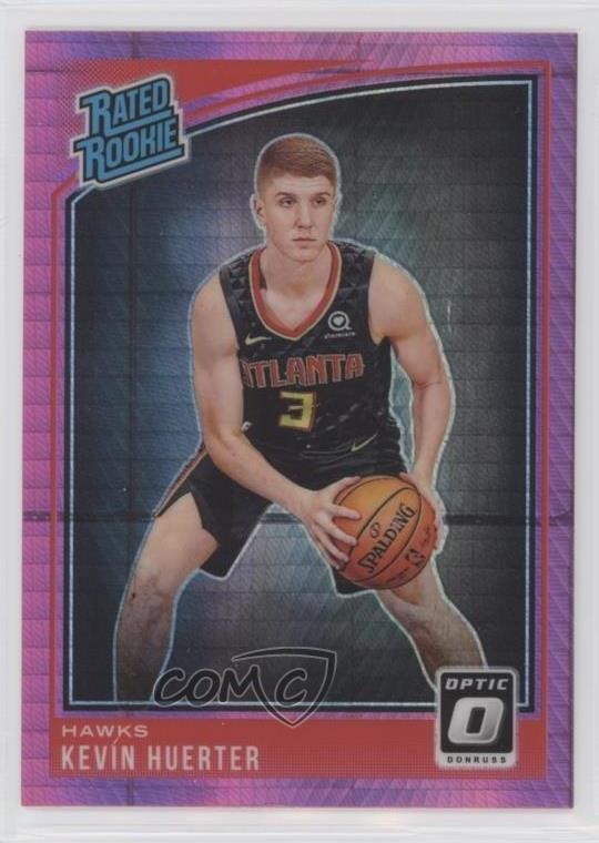 2018 Panini Donruss Optic Rated Rookie Pink Hyper Prizm Kevin Huerter #184 6o3