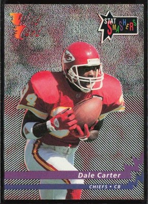 1992 Wild Card #SS-18 Dale Carter Stat Smashers