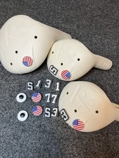 USA Hockey Goalie Helmet Chin Cup Kit with Nu...