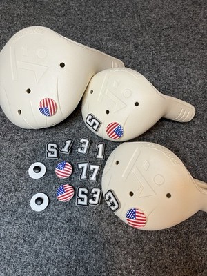 USA Hockey Goalie Helmet Chin Cup Kit with Numbers and Washers
