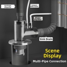 German Design Drain Pipe with Multi Compatibility and No Glue Installation