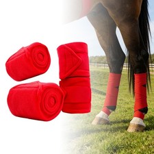 4Pcs Horse Leg Wraps Equestrian Equipment Riding Easy to Use Stable Supplies