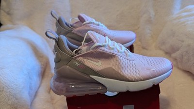 Nike Air Max 270 BG Pink Foam/Summit White Size 7Y 8.5 Women Brand New