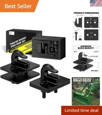 Heavy-Duty Tractor Bucket Hooks 3/8" - 15,000 lbs Capacity, 2 Pack for Easy T...