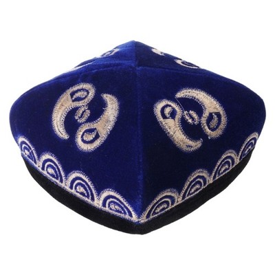 Ethnic Styles Embroidered Velvets Hat Cultural Enthusiasts Hat Unique Styles Hat