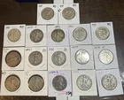 Walking Liberty Half Dollar 90% Silver Lot of 17. Various Conditions See Photos