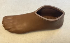 Ossur Prosthetic Dark Brown Foot Shell 28L Size 28 Left Shell FSL 28L Good Cond.