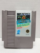 Rad Racer - Circle Seal - 1987 NES Nintendo Game Cart Only Working