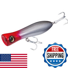 Duel Yo-Zuri R1154-Crh Bull Pop Floating Lure Red Head 150Mm/6