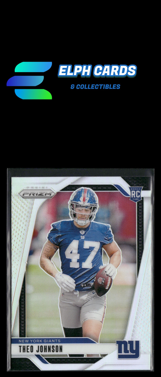 Panini 2024 Panini Prizm #390 Theo Johnson Silver