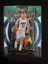 2024-25 Panini Select #83 Tristan da Silva Green White Purple Prizm