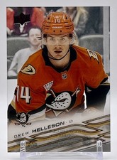 2026-27 Upper Deck Series 1 Drew Helleson Clear Cut #6 Anaheim Ducks Hockey 1:96