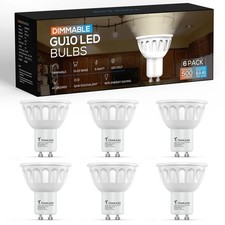 GU10 LED Bulb, Dimmable MR16 2700K Warm White, 120V 500LM Track Light 5W 50W