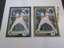 LUIS DURANGO PADRES  2010 BOWMAN BASE & GOLD BORDER ROOKIE CARDS #205