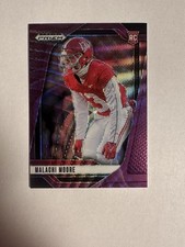 Panini 2025 Prizm Draft Picks Malachi Moore #4 Purple Wave Prizm Rookie Alabama