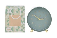 Orologio da tavolo con sveglia con luce colore verde in metallo | Rohome