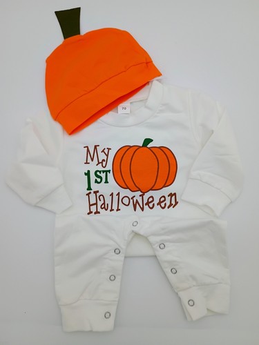 Baby My First Halloween 6-12M Outfit - Kürbis Kostüm Gr. 70 - Halloween Kostüm - Bild 3 von 15
