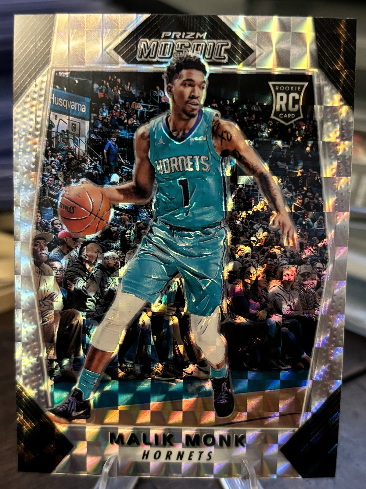 2017-18 Panini Prizm Mosaic #36 Malik Monk RC