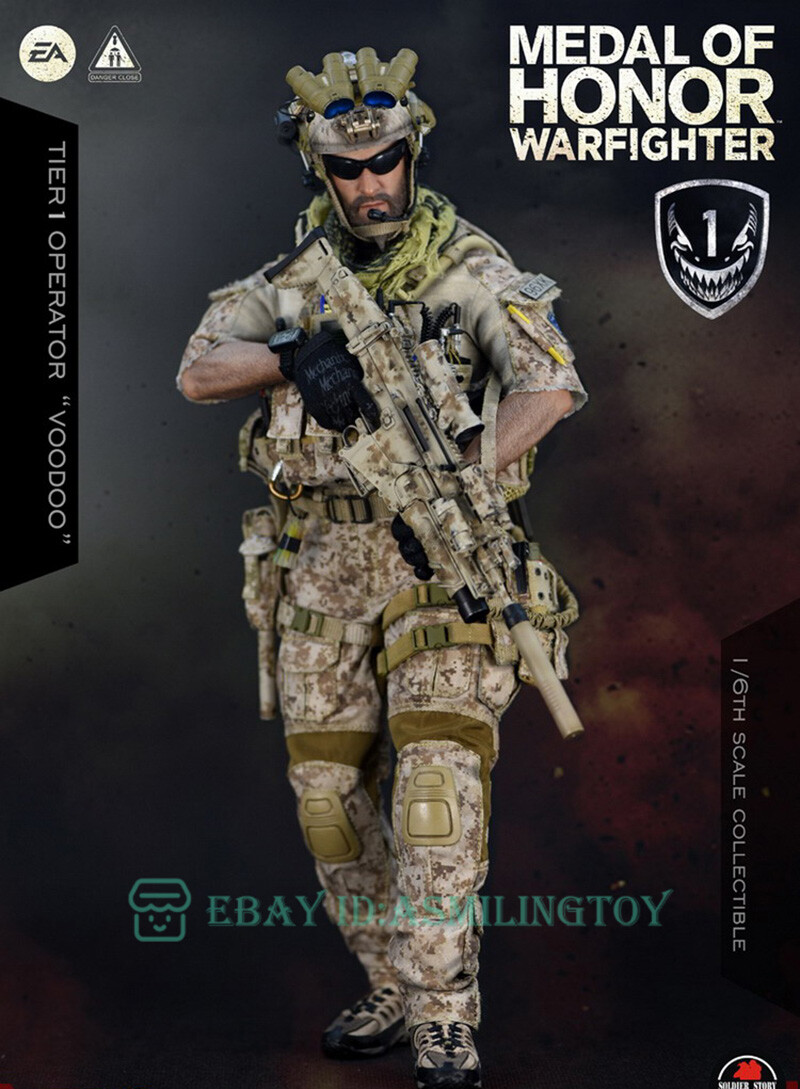 ミリタリー 1/6 Navy SEAL Tier One Operator Voodoo Soldier Story Medal Of Honor Navy SEAL Tier One Operator