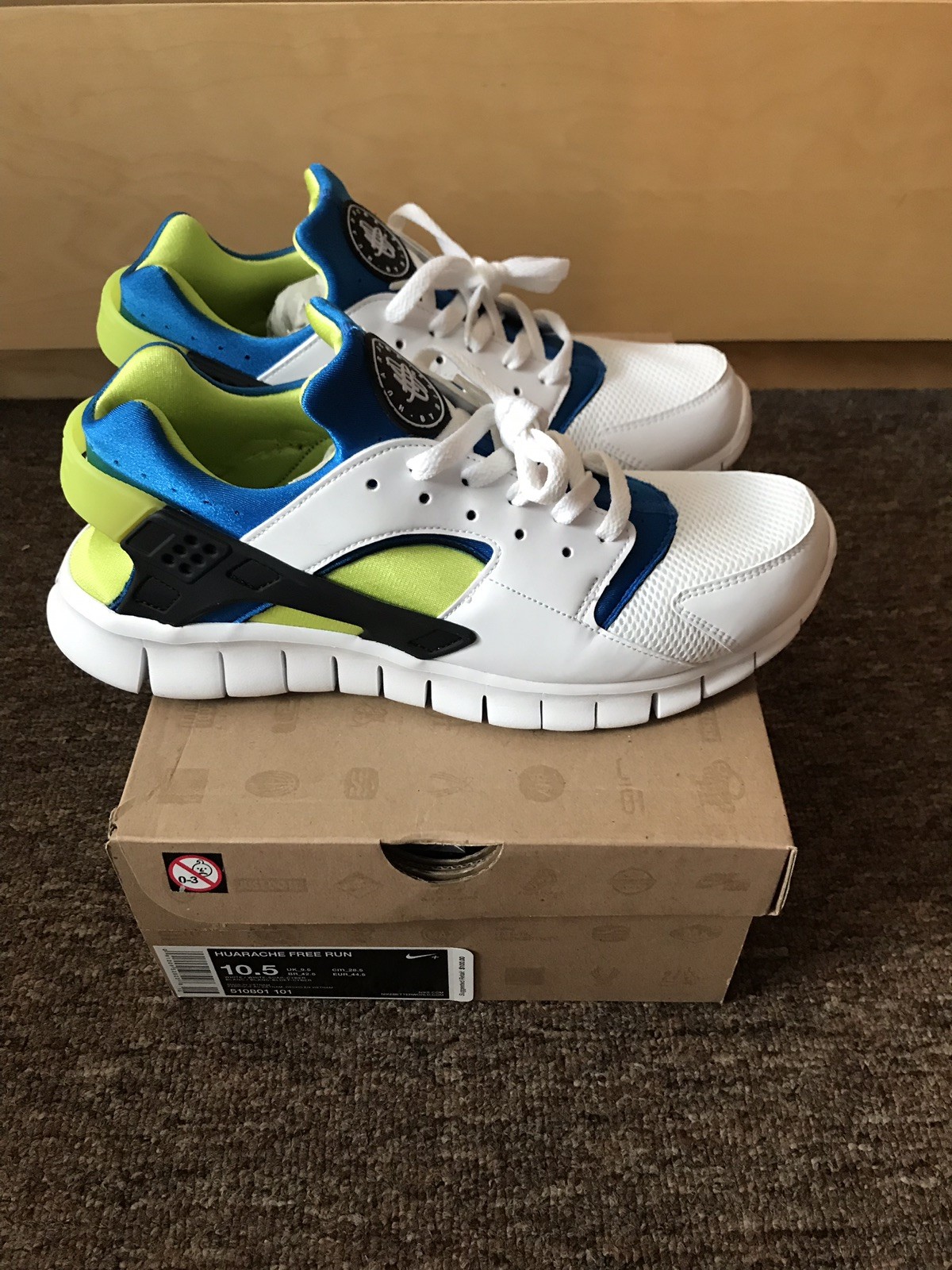 huarache free mens grey