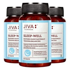  Pack of 3 JIVA Ayurveda Sleep Well 120 Tablets Relaxes  Calms the Mind