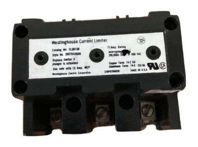 Westinghouse Current Limiter EL3015R  15 Amp