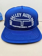 Vintage Mid Valley Auto Parts WA USA Puffy Trucker Hat Snapback Cap