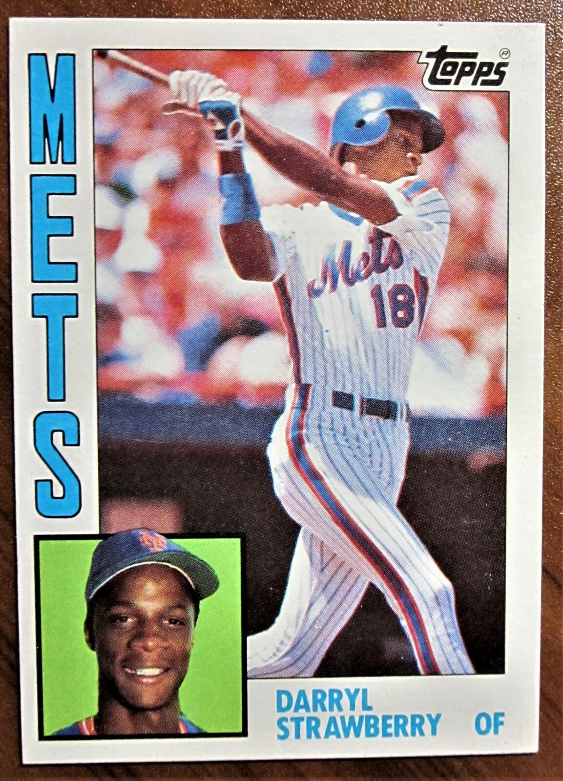   1984 Topps DARRYL STRAWBERRY  "Rookie" Card #182 NRMT~~ New York Mets  