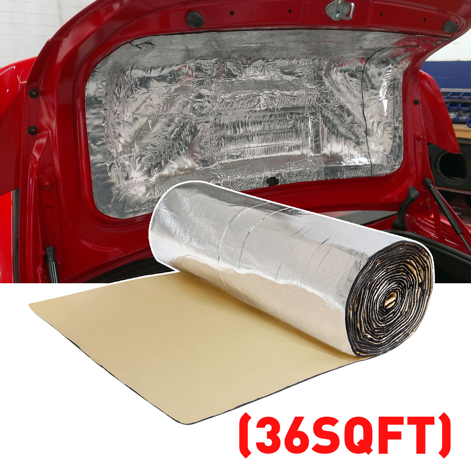 Thickness 5mm Car&Home Sound Deadener Insulation Mat Floor Deadening Mat 36sqft
