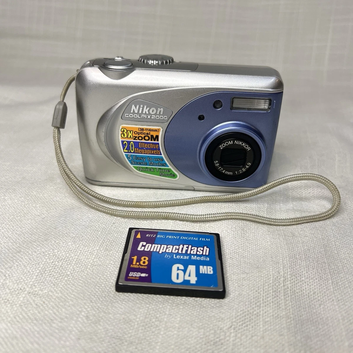 Nikon Coolpix 2000 Digital Cameras for Sale | Shop New & Used