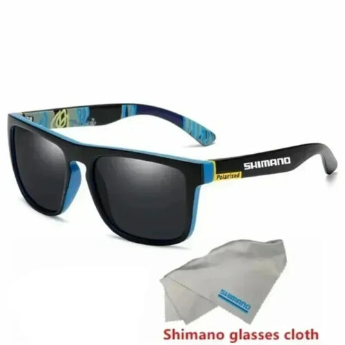 2 in 1Shimano Sunglasses Polarized Men Fishing Spectacles Driving Cycling Sport - Picture 8 of 18