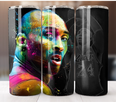 20oz Stainless Steel Tumbler Insulated Travel Mug Lakers Kobe Bryant