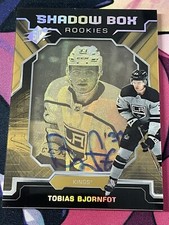 2019/20 SPx - Tobias Bjornfot - AUTO Shadow Box Rookies #/150 Hockey