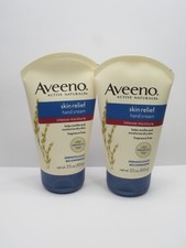 AVEENO SKIN RELIEF HAND CREAM INTENSE MOISTURE FRAGRANCE FREE 3.5 OZ LOT OF 2 