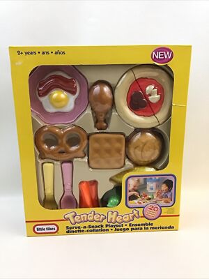 Little Tikes Tender Heart Serve A Snack Playset 4227 SEALED NEW Vintage 2002
