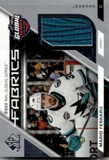 2023-24 SP Game Used 2022 Global Series Fabrics Mario Ferraro San Jose Sharks