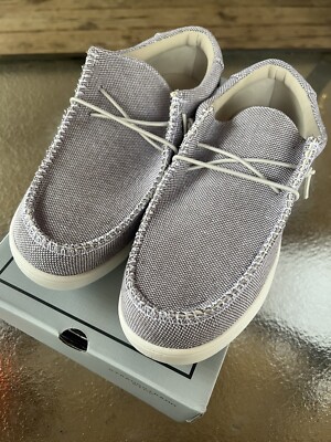 Strauss Ram Boys Canvas Slip On Shoes NIB