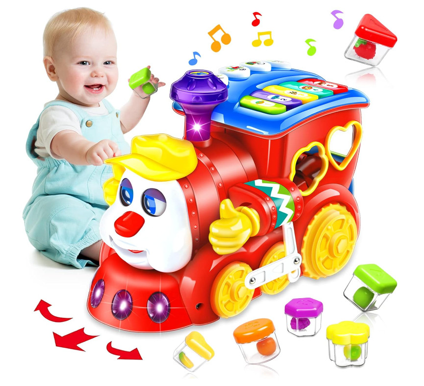 12-18 Months Musical Train For 1 2 3 4+ Year Old Kids Boys Girls Gifts