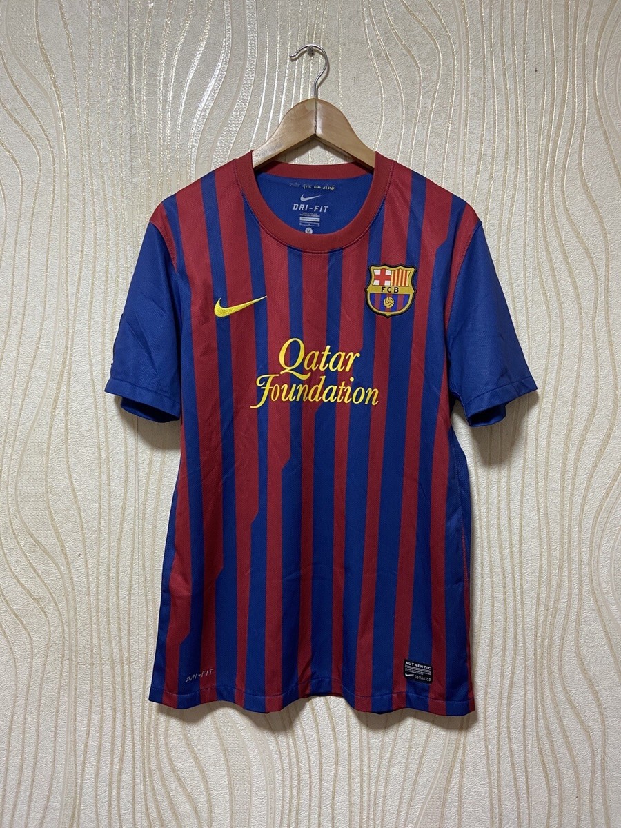 BARCELONA 2011 2012 HOME SHIRT JERSEY NIKE 419877-486 sz M MEN | eBay