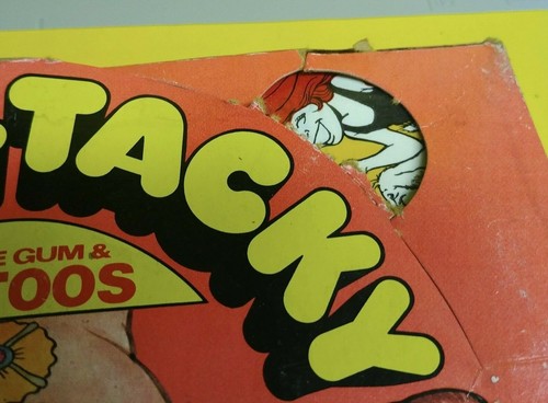 1971 Donruss Ticky-Tacky Tattoos Full Box Rare + Variation Free Pack - Picture 6 of 7