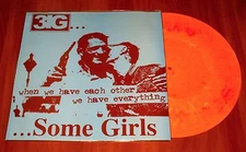 SOME GIRLS ALL MY FRIENDS ARE GOING DEATH LP *RARE* ORANGE VINYL 300 COPIES Punk