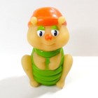 Vintage Glo Worm Glo Friends Grasshopperr Figurine glow in the dark 1980s toy