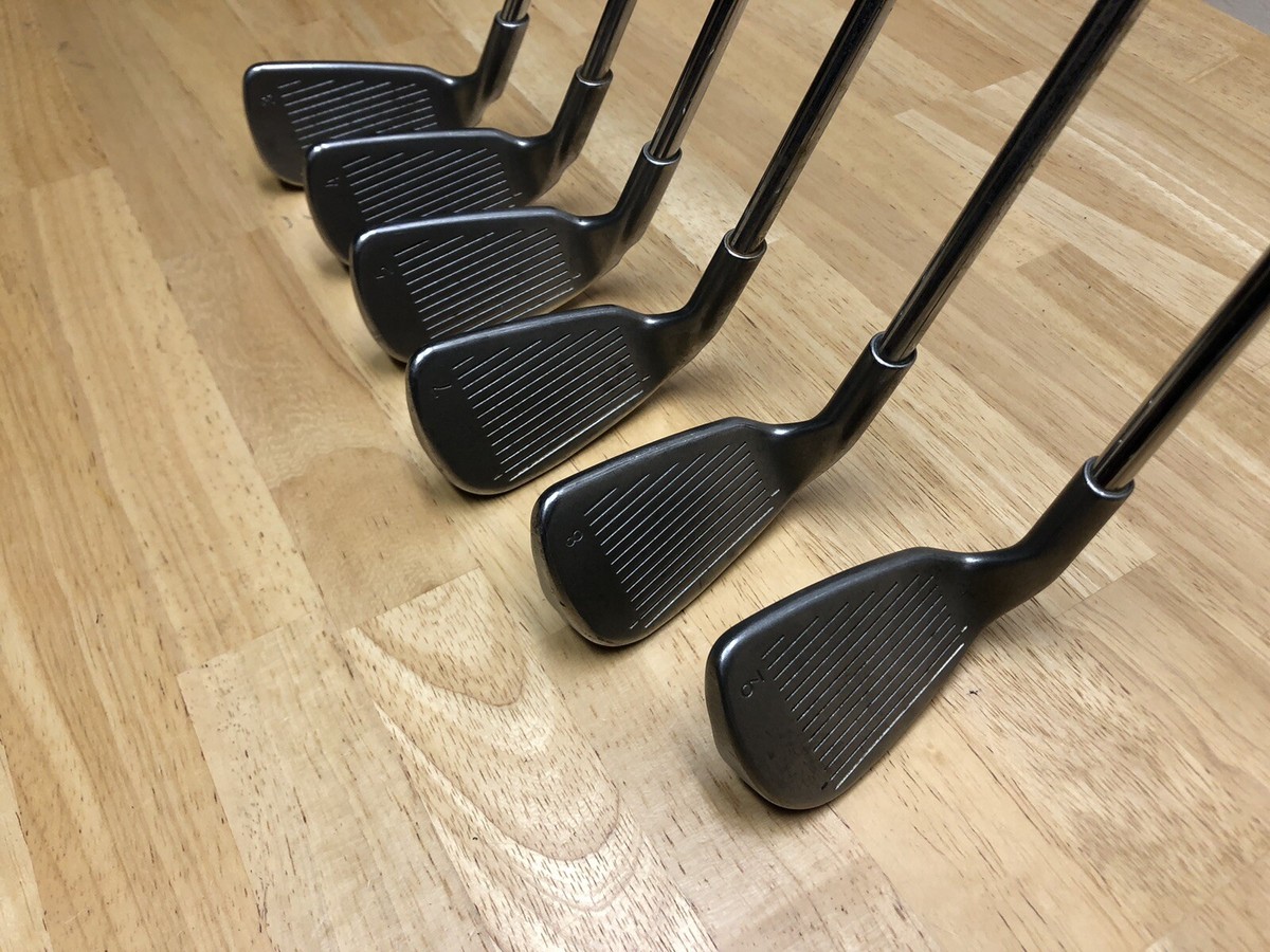 PING i3 0-Size Golf Club Irons Set 3 4 5 7 8 9 Black Green Dot