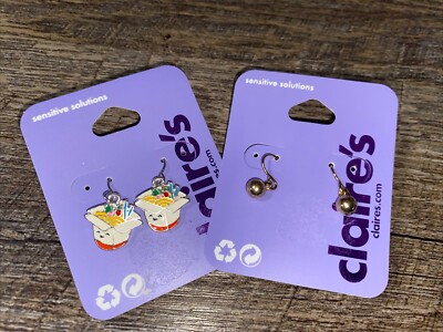 Claire's Chinese Fast Food Dangle Earrings Lot