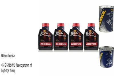 4L Motoröl Motul 8100 Eco-nergy 5W30 1xLeak-Stop+Motor Doctor