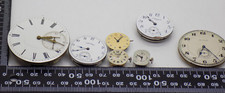 Lot Of 7 Vintage  Antique Watch  Pocket Watch Movements - FOR PARTS -NICE 