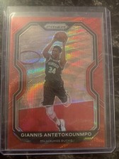 Giannis Antetokounmpo  2020-21 Panini-prizm Basketball Red Prizm #111